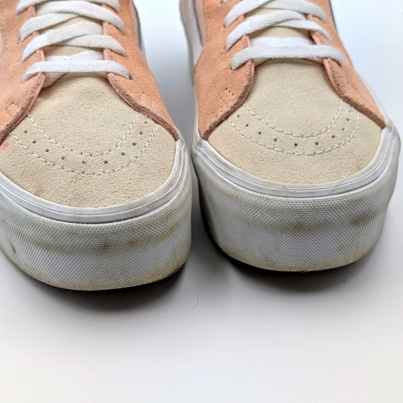 Vans Sk8-Hi Tapered Stackform Peach Sneakers W 8.5 - Picture 10 of 10